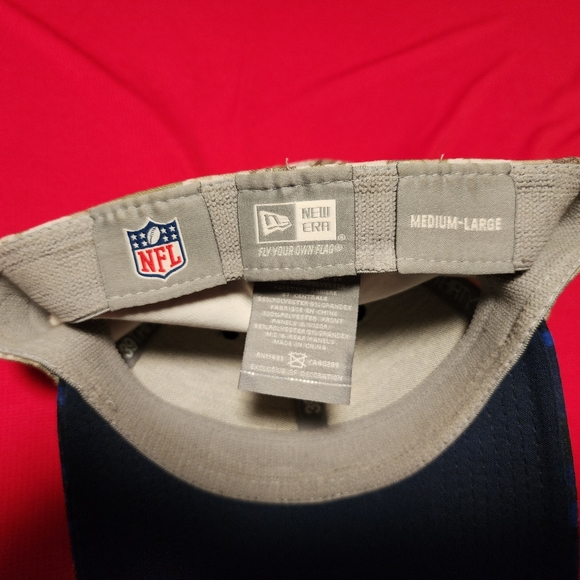 Dallas Cowboys 2015 Salute to Service Era 39Thirty Hat M/L Rare! - Picture 6 of 10